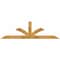 Ekena Millwork Richland Rough Sawn Timber Gable Bracket, Western Red Cedar, 72"W x 21"H x 2"D x 4"F, 7/12 Pitch GBW072X21X0204RIC00RWR - alternate 1